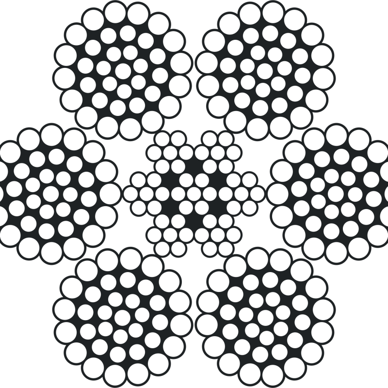 Câble acier 6x36 EUROLEV