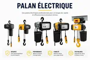 Types de palans selon leur utilisation industrielle